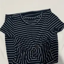 Abercrombie & Fitch Black and White Striped Top