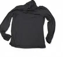 Victor Alfaro Black Long Sleeve Turtleneck Top‎ Size S