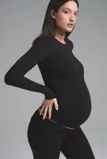 SKIMS Maternity Long Sleeve T-Shirt L