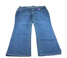 NWT Lane Bryant Genius Fit Bootcut Jeans size 28 medium wash Plus Size