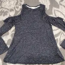 Altar'd State cold shoulder ruffle sweater top