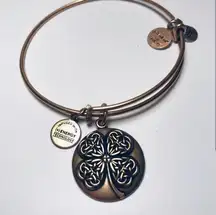 ALEX AND ANI  Four Leaf Clover Bangle