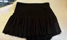 Black Goldhinge Athletic Skort