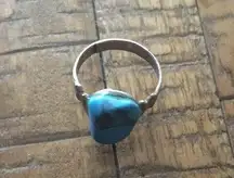 Turquoise Stone adjustable ring