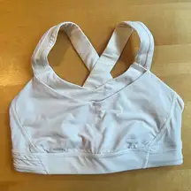 sports bra white