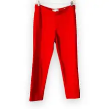 St. John Red Santana Knit Pants