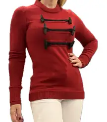 Burberry Brit Red Wool Sweater