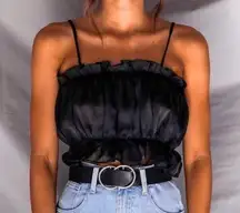 Black Camisole/Crop Top