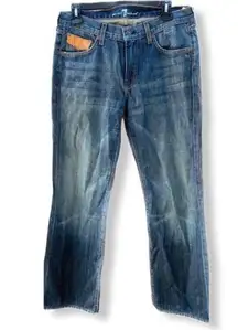 7 For All Mankind  Jeans Leather Pockets