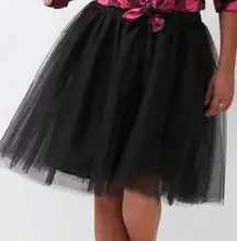 {22/24} NWT Lane Bryant Black Tulle Skirt