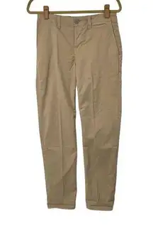 J Brand Inez Mid Rise Chino Khaki Pants Sz 25 NWT