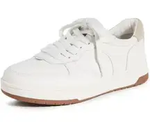Madewell Court Leather Sneakers Cloudlift Lace Up Low Top Ivory Multi W6.5 M5