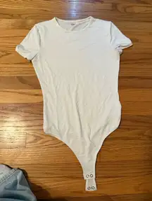 Express White Body Contour Bodysuit