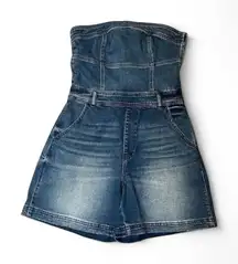 NWT American Eagle Strapless Denim Romper – Size 4