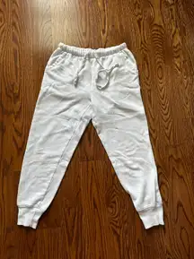 White Joggers