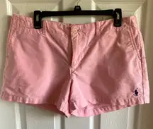 3” Ralph Lauren Lightweight Cotton Flat Front Pony Shorts