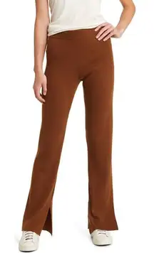 Rails Jules Rib Cotton Blend brown Knit Pants size L