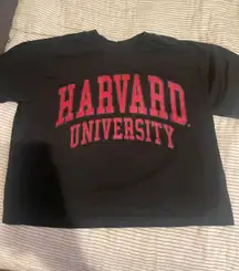 Harvard cropped tee