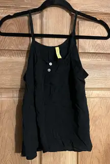 Black Flowy Crop Top