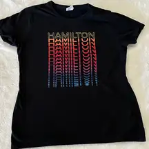 Hamilton Black Graphic Tee
