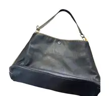 Plinio Visona Womens Brown Reversible Leather Shoulder Handbag SKU 8599