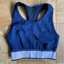 LNDR NWOT Marvel Medium Support Sports Bra/crop top Navy/Pink Sz XS