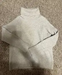 Babaton Gray Turtleneck Sweater
