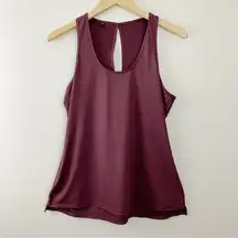 Gymshark  Lustre Vest longline Tank Top Winter Berry burgundy Workout yoga M