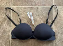 Skims Ultimate Push Up Strapless Bra Onyx Size 32B