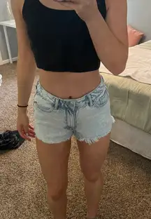 PacSun High Rise Festival Jean Shorts