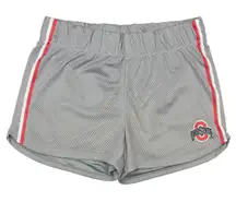 NCAA Ohio State Women's Essential Lined Athletic Shorts in Grey, Small (4/6)