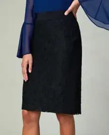 Sunny Leigh black lace pencil skirt Women’s size 4 knee length