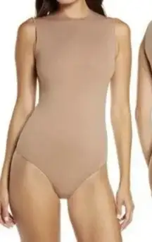 Skims Essential Crewneck Sleeveless Thong Bodysuit