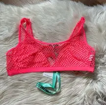 HOUSE OF CB Pink Fishnet Scorcher