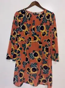 Love & Harmony floral boho dress with bell sleeves - size medium