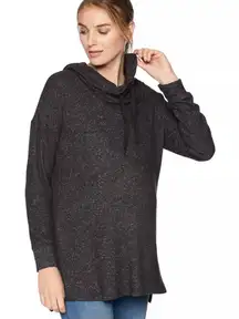 Matherhood‎ Maternity HACCI COWL NECK BLACK SWEATSHIRT SIZE S
