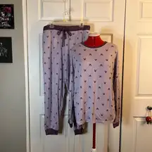 Purple Minnie Mouse Pajama Set size Large