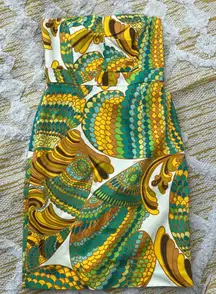 Banana Republic x Trina Turk Pisces Printed Cora Strapless‎ Dress