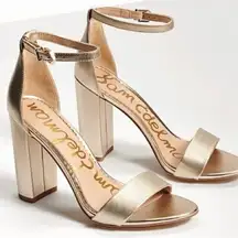 Sam Edelman Gold Yaro High Heels