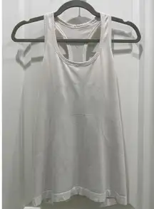 Lululemon White Swiftly Tech Racerback Tank Sz 6