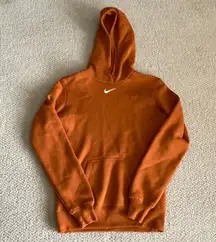 NEW Nike Texas Longhorns Burnt Orange Small Hooded Sweater Hoodie Cotton NWOT