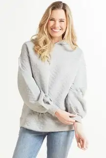 Sanctuary Quilted Sweatshirt - Size Medium