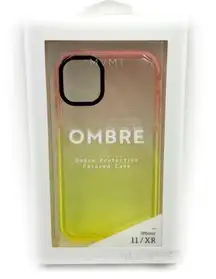 Apple iPhone 11 iPhone XR Phone Case MVMT Pink Yellow Ombre Ombré Fun Gift