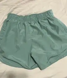 Green Running Shorts