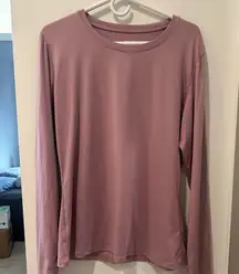 Mauve Long Sleeve Swim Top