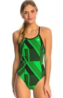 NWT Adidas Sport DNA Vortex Back Swimsuit