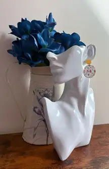 Colorful Flowers Floating in The Wind Earrings