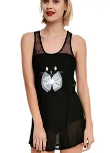 Swim Coverup Black Cat