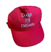 Dodge Different Red SnapBack Trucker Cap 🔥