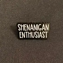 Don’t be surprised if this enamel pin gets you smiles and helps start the fun.